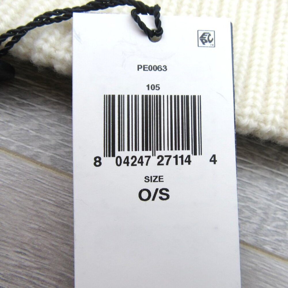Polo Ralph Lauren Ralph’s Coffee Wool-Blend Cream Beanie Cap One Size NEW - Picture 12 of 12